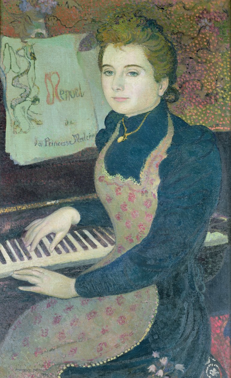 Piyanoda Marthe veya Prenses Maleine Minuet, 1891 by Maurice Denis