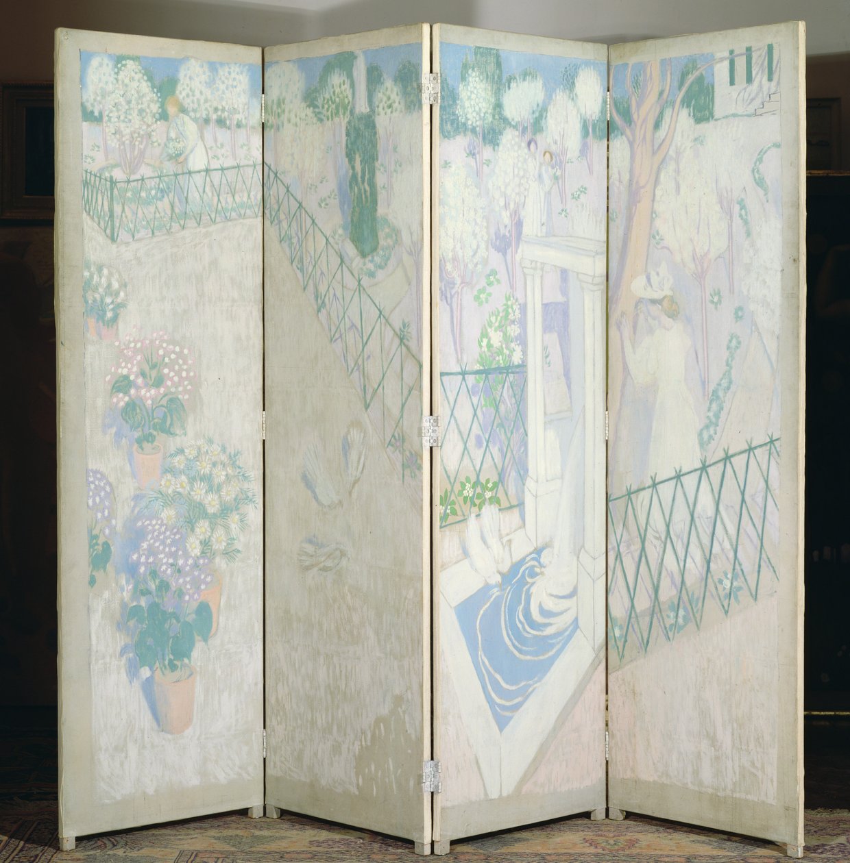 Güvercinli ekran, c.1896 by Maurice Denis