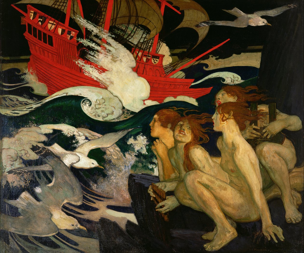 sirenler by Maurice Greiffenhagen