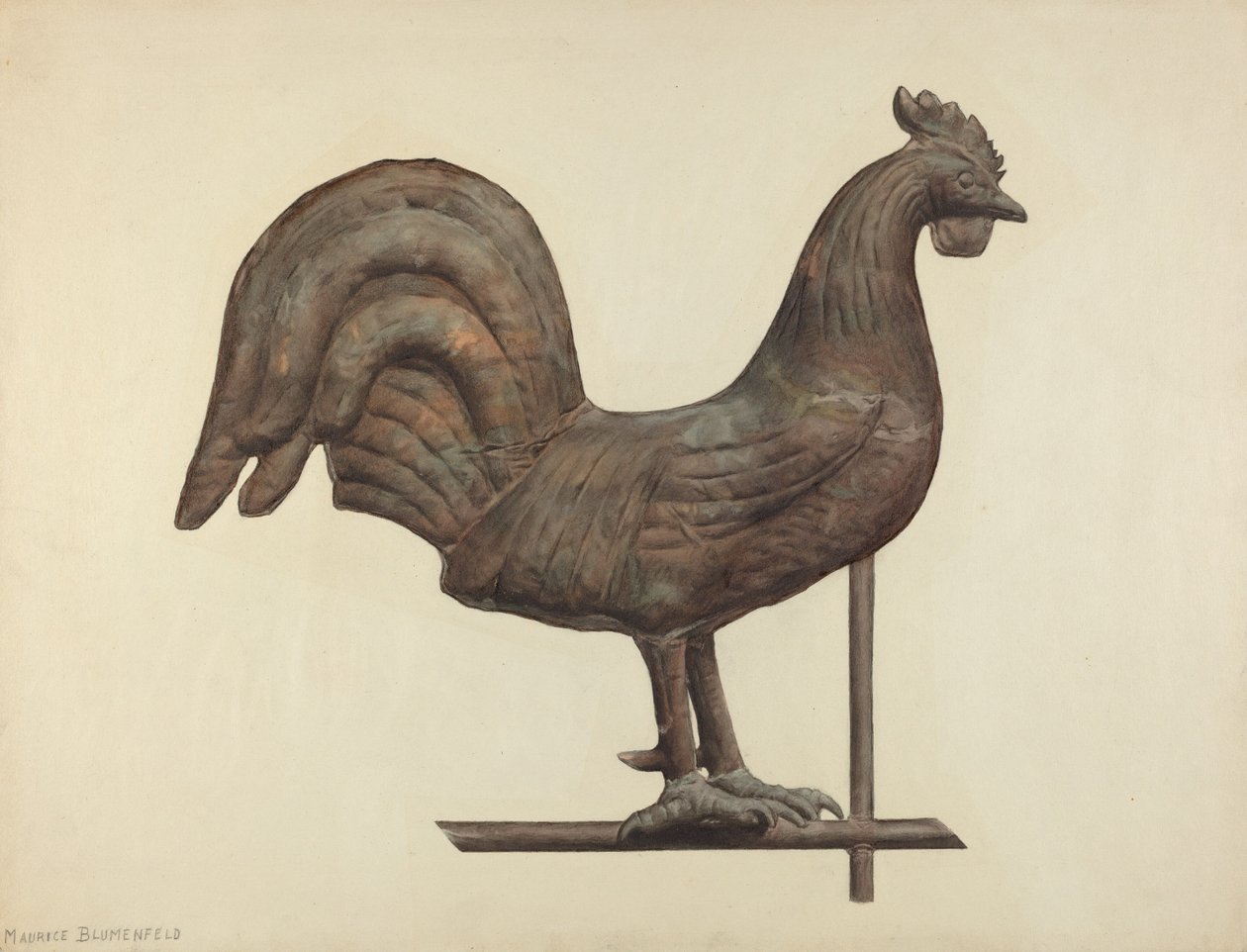 Rüzgar Gülü Finial, c. 1938. by Maurice Blumenfeld