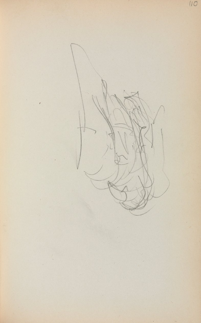 İtalyan Sketchbook: Gondol sayfa 110, 1898-1899. by Maurice Brazil Prendergast