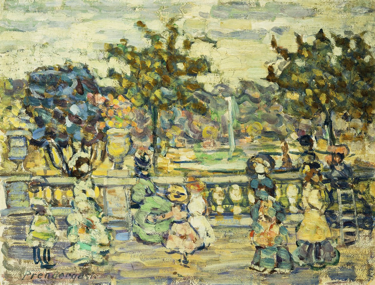 gezinti yeri, by Maurice Brazil Prendergast