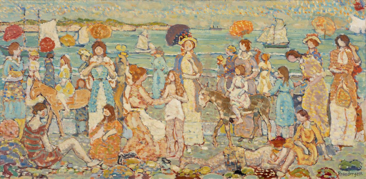 Plaj "3 Numara""" by Maurice Brazil Prendergast
