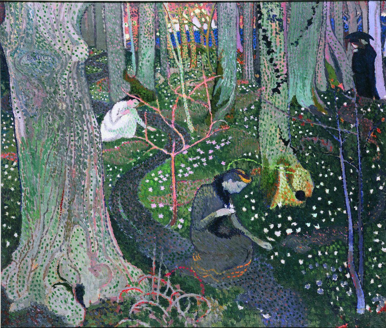 Nisan Anemonlar, 1891. by Maurice Denis