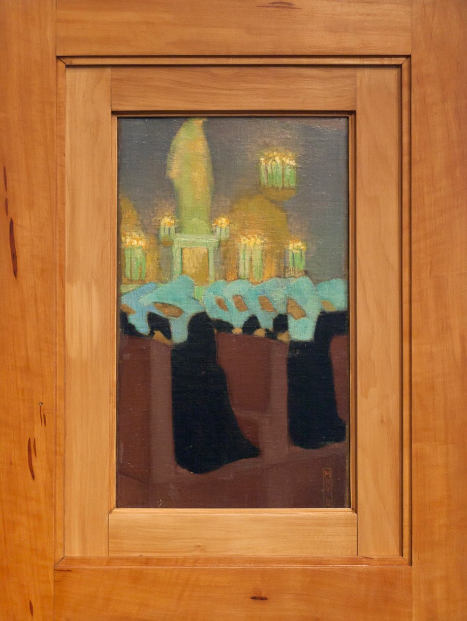 Sabah ayini (Rahibeler duada) by Maurice Denis