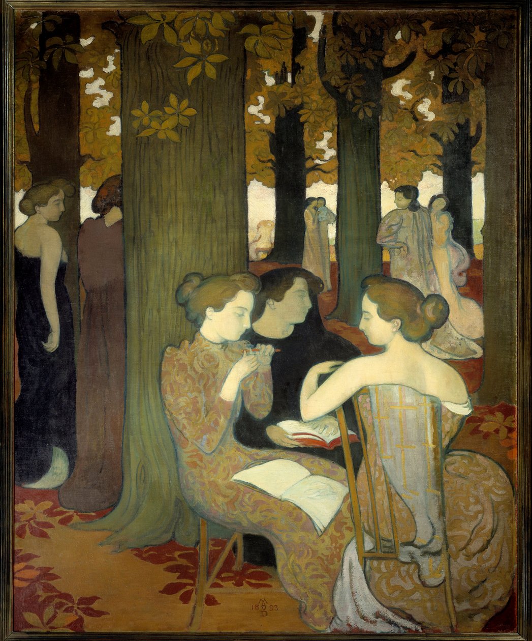 İlham Perileri veya Parkta by Maurice Denis