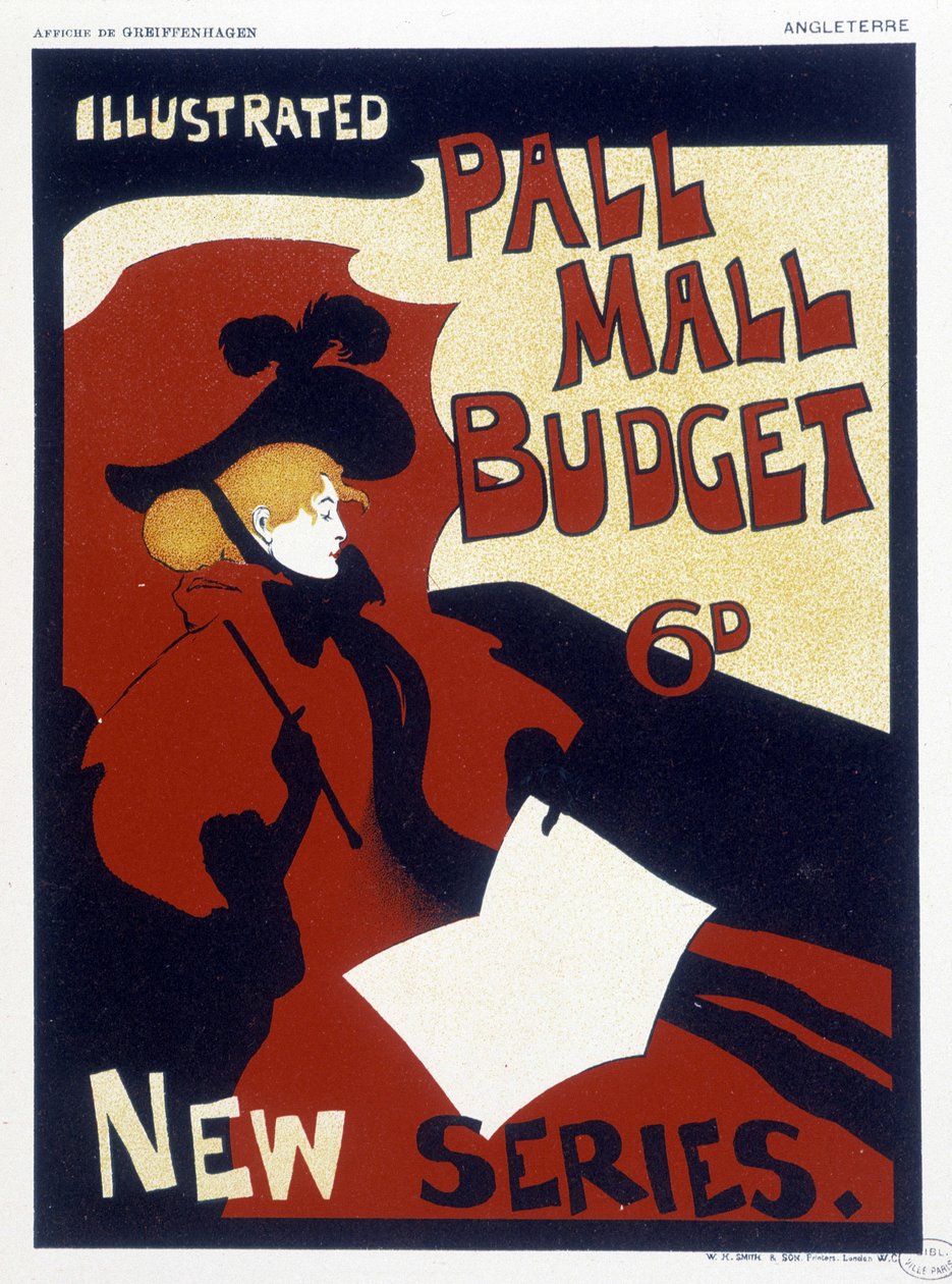 “” Illustrated Pall Mall” afişi by Maurice Greiffenhagen