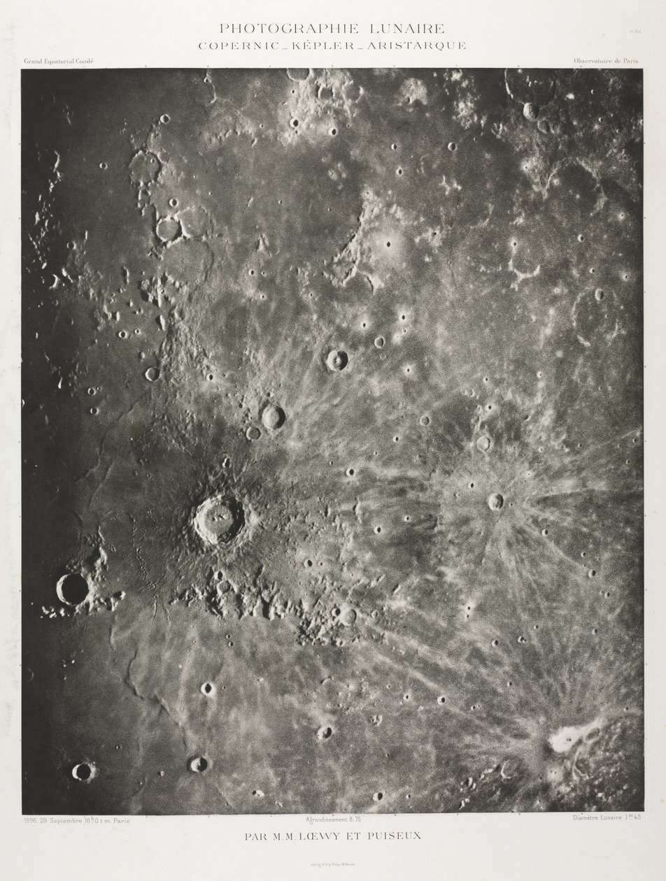 Ay Fotoğrafçılığı: Copernicus-Kepler-Aristaric by Maurice Loewy