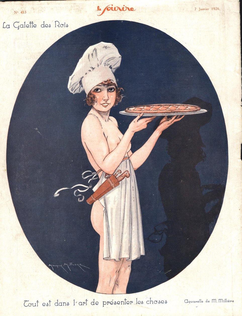 'Gülümseme'nin ön kapağı by Maurice Millière