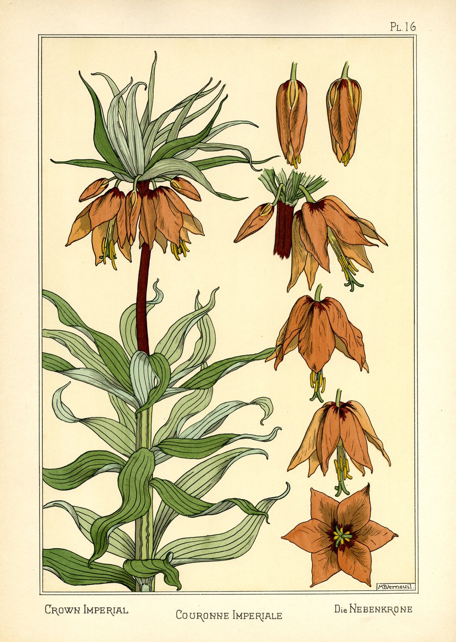 The Crown Imperial (renkli taş) by Maurice Pillard Verneuil