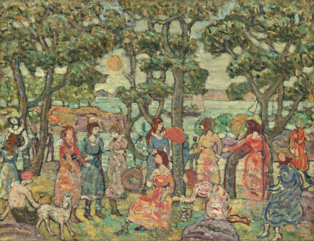 Figürlü Manzara by Maurice Brazil Prendergast