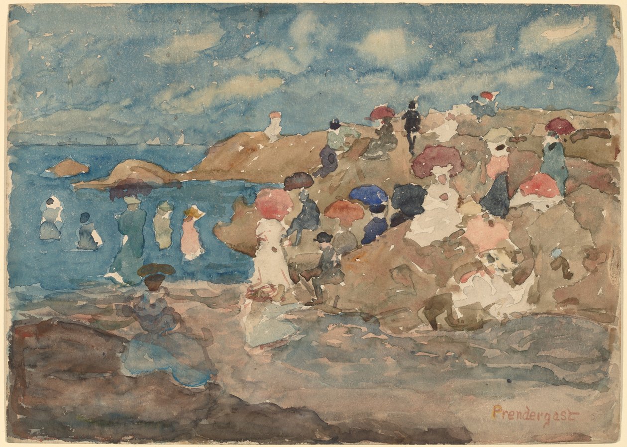Revere Plajı by Maurice Brazil Prendergast