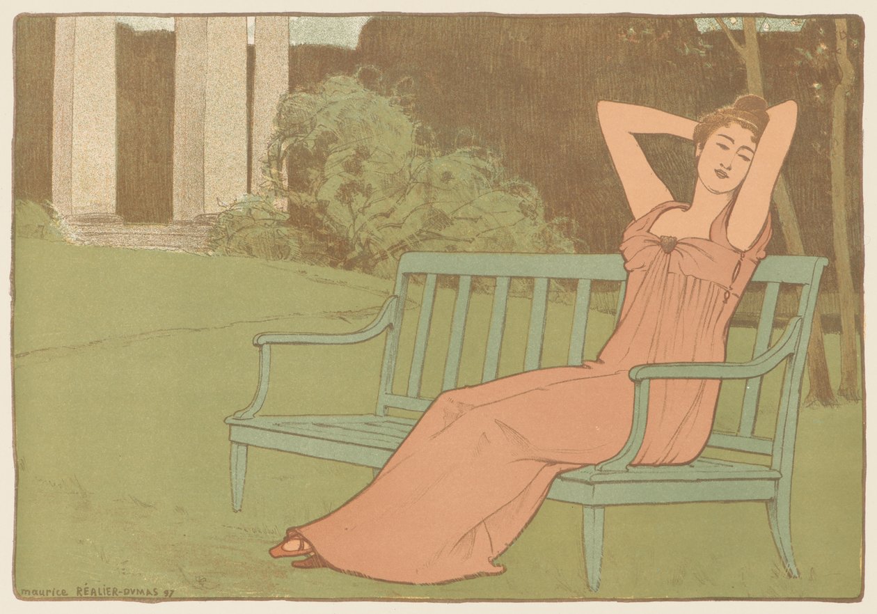 Corinne, 1897. by Maurice Realier Dumas