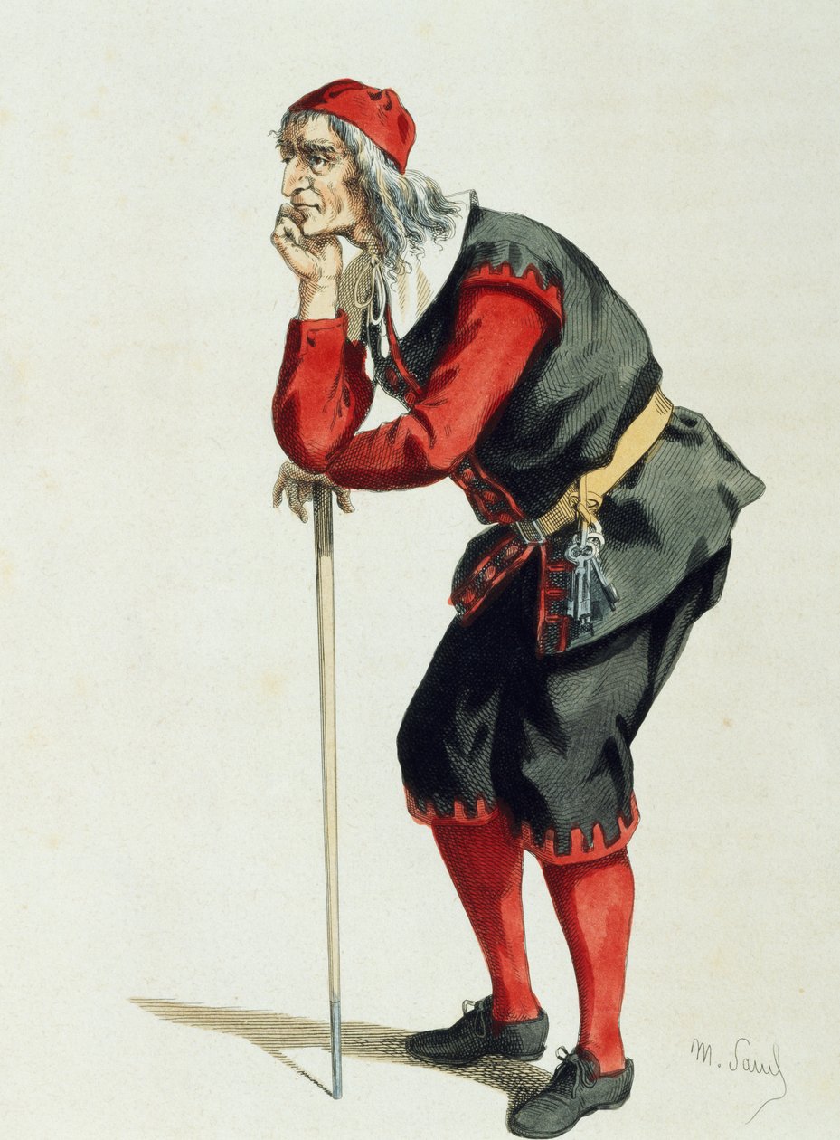 Don Pancrazio Cucuzziello, Maurice Sand (1823-1889) by Maurice Sand