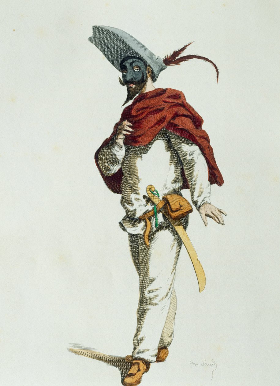 Maurice Sand (1823-1889) tarafından 1580 yılında Fritellino by Maurice Sand