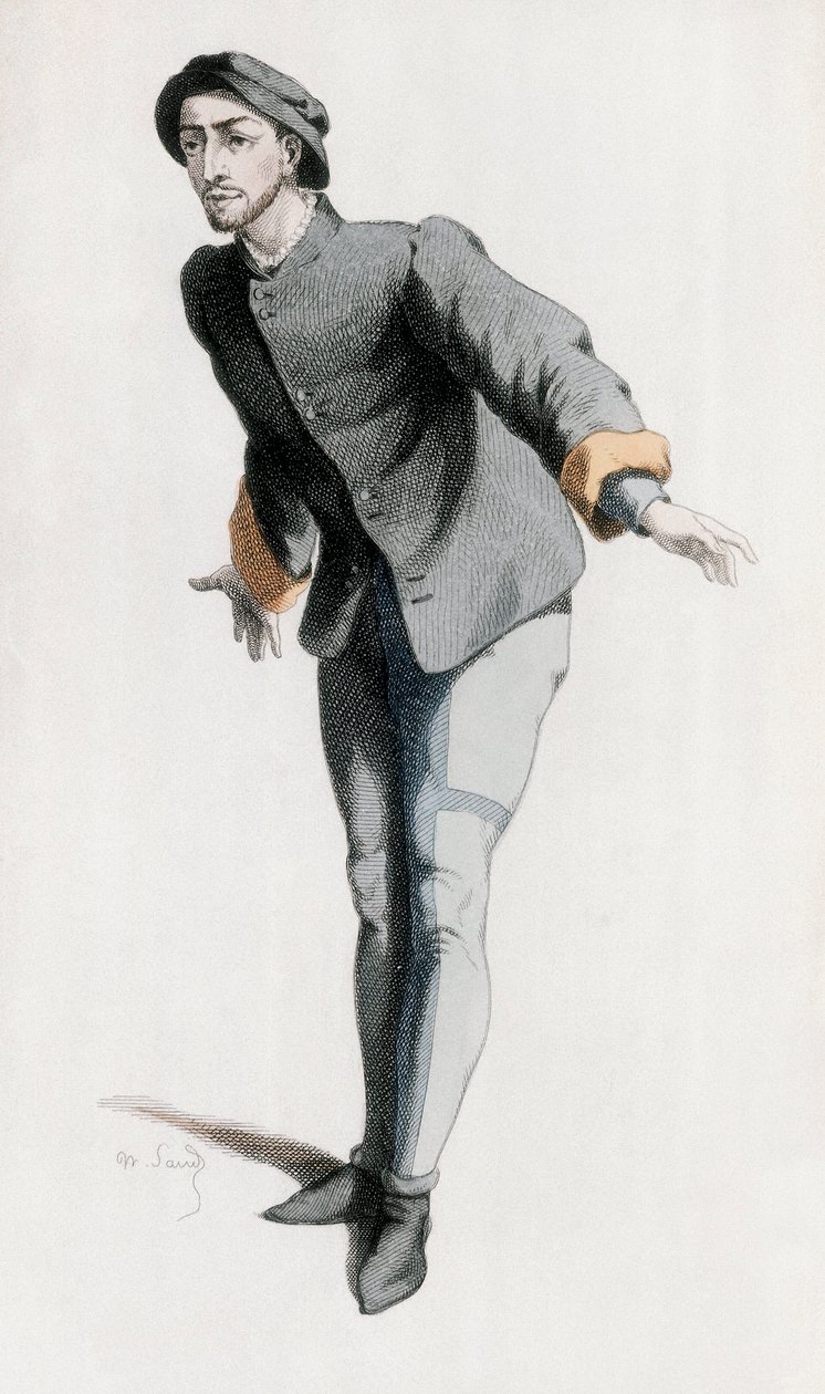 Ruzzante, Commedia dell'arte'nin karakteri by Maurice Sand