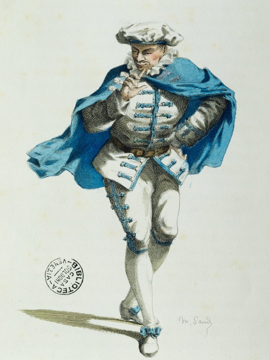 Scapino (renkli taş) by Maurice Sand