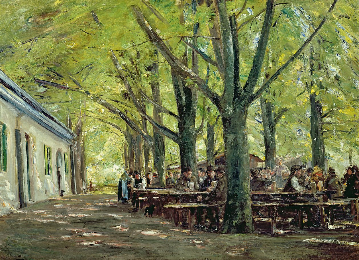A Country Brasserie, Brannenburg, Bavyera, 1894 by Max Liebermann