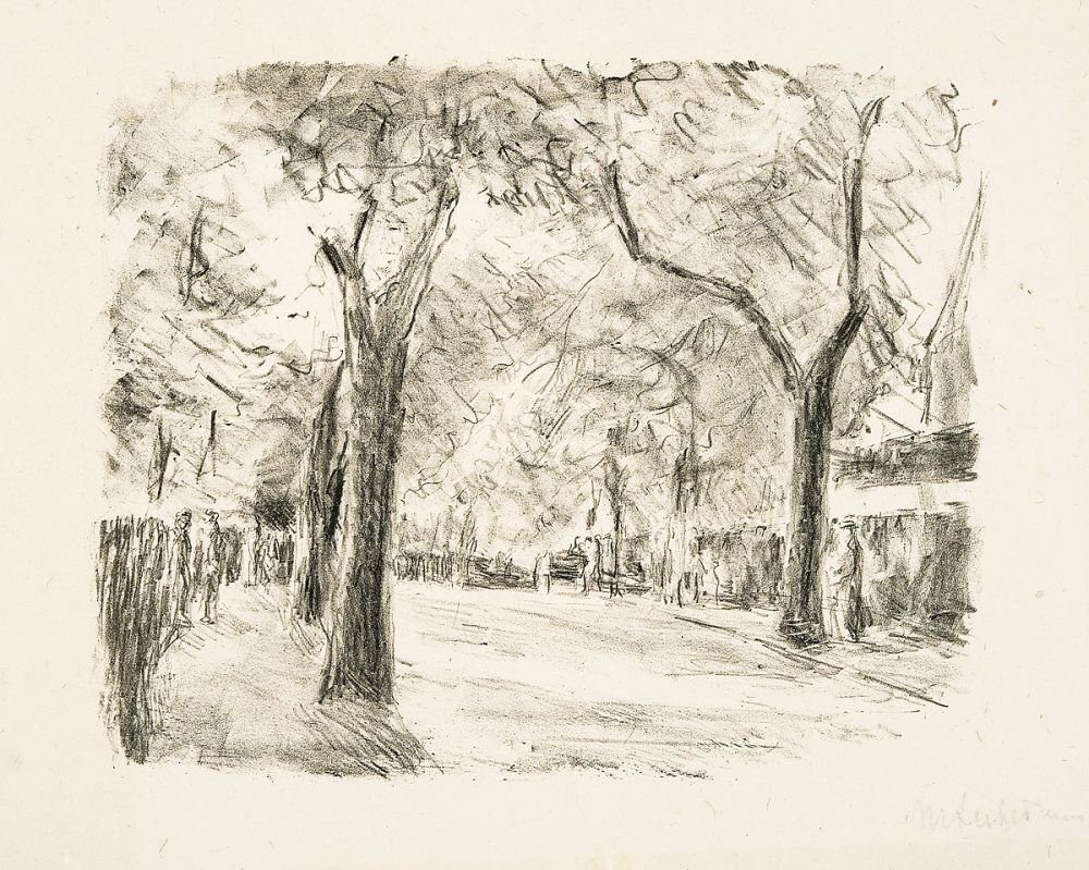 Allee by Max Liebermann