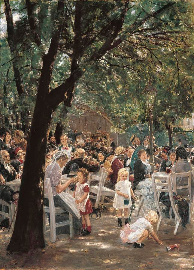 Münih bira konseri by Max Liebermann