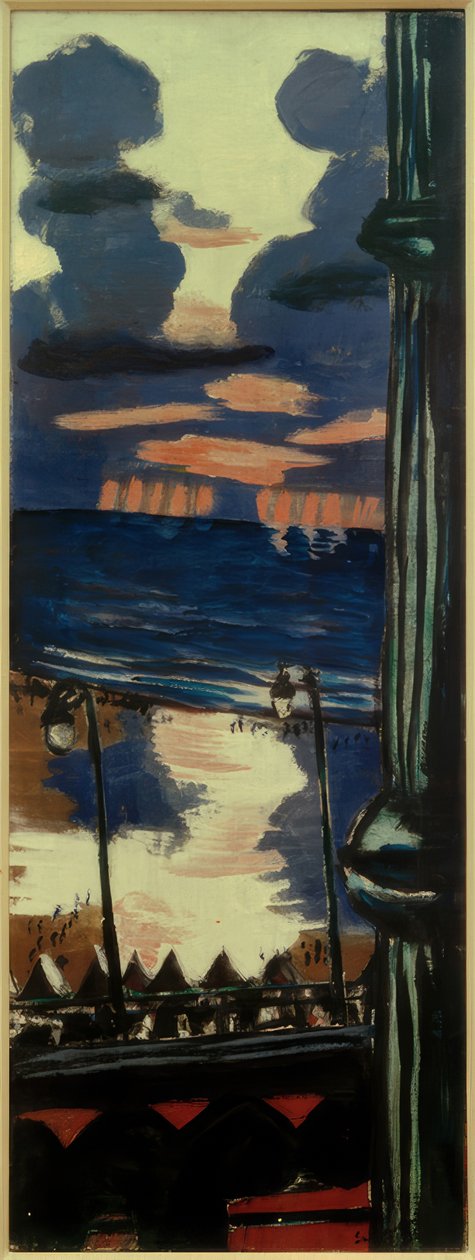 Terasta akşam by Max Beckmann