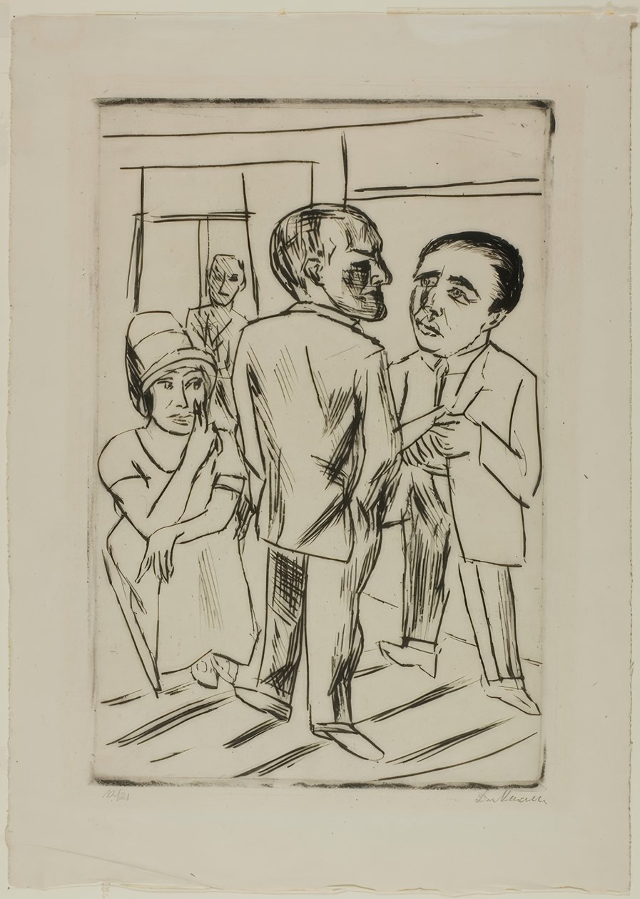 Otelde (Dolar) by Max Beckmann