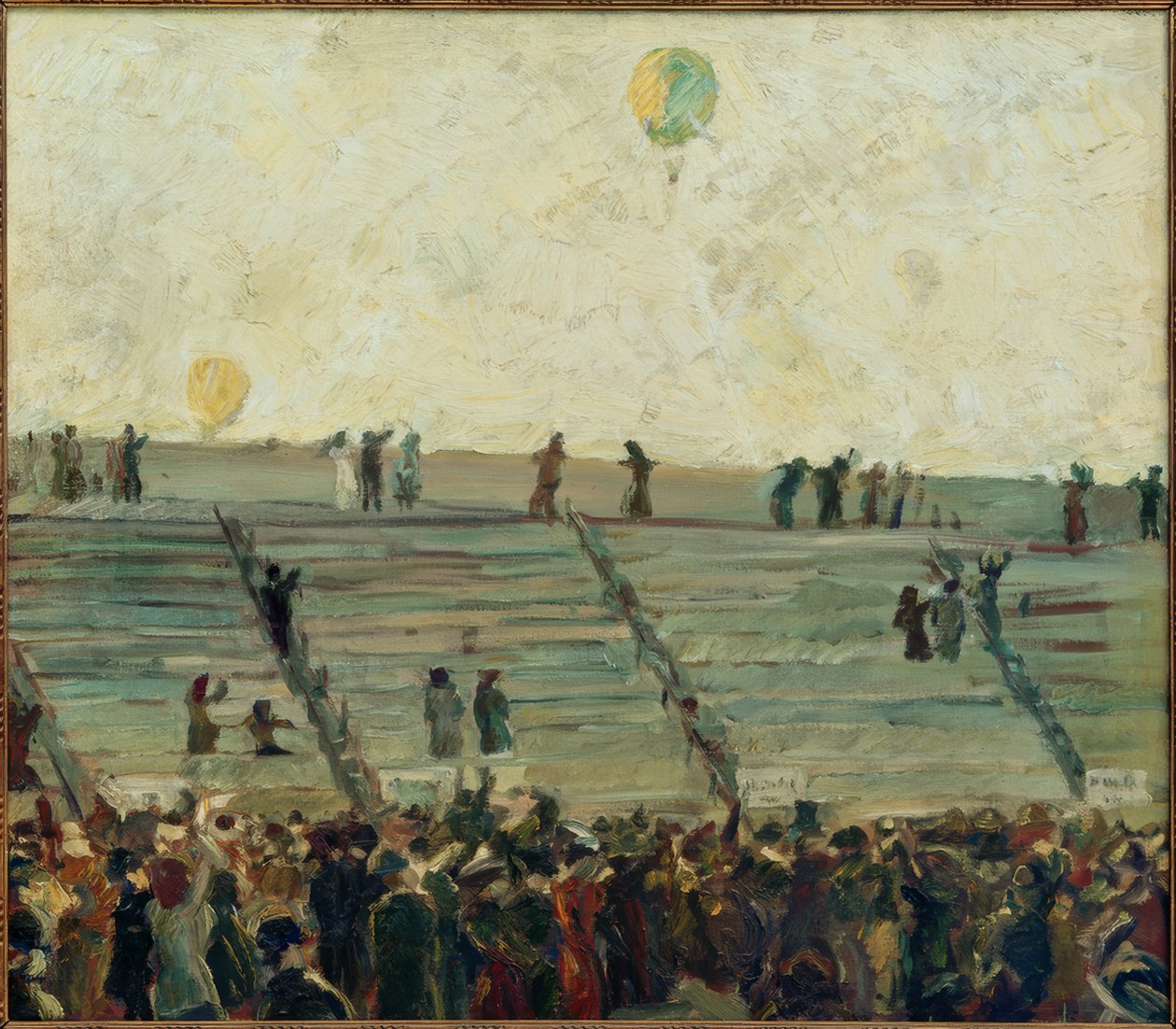 balon yarışı by Max Beckmann
