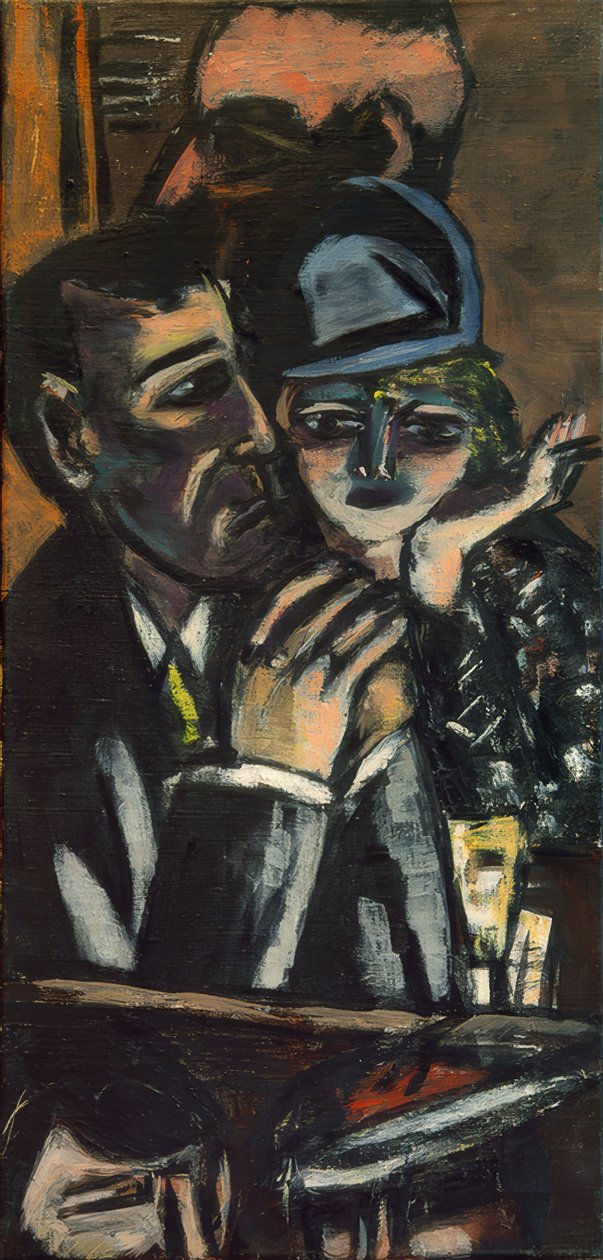 çubuk, kahverengi by Max Beckmann