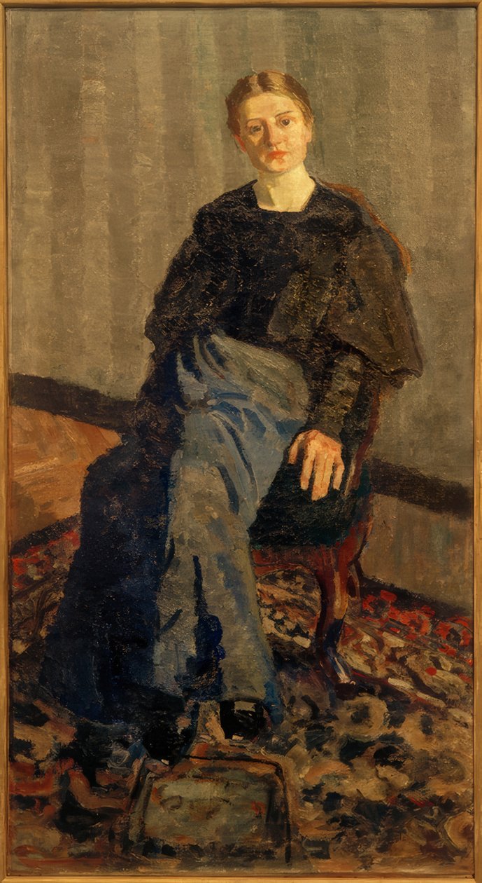 Bildnis Minna Tüpü by Max Beckmann