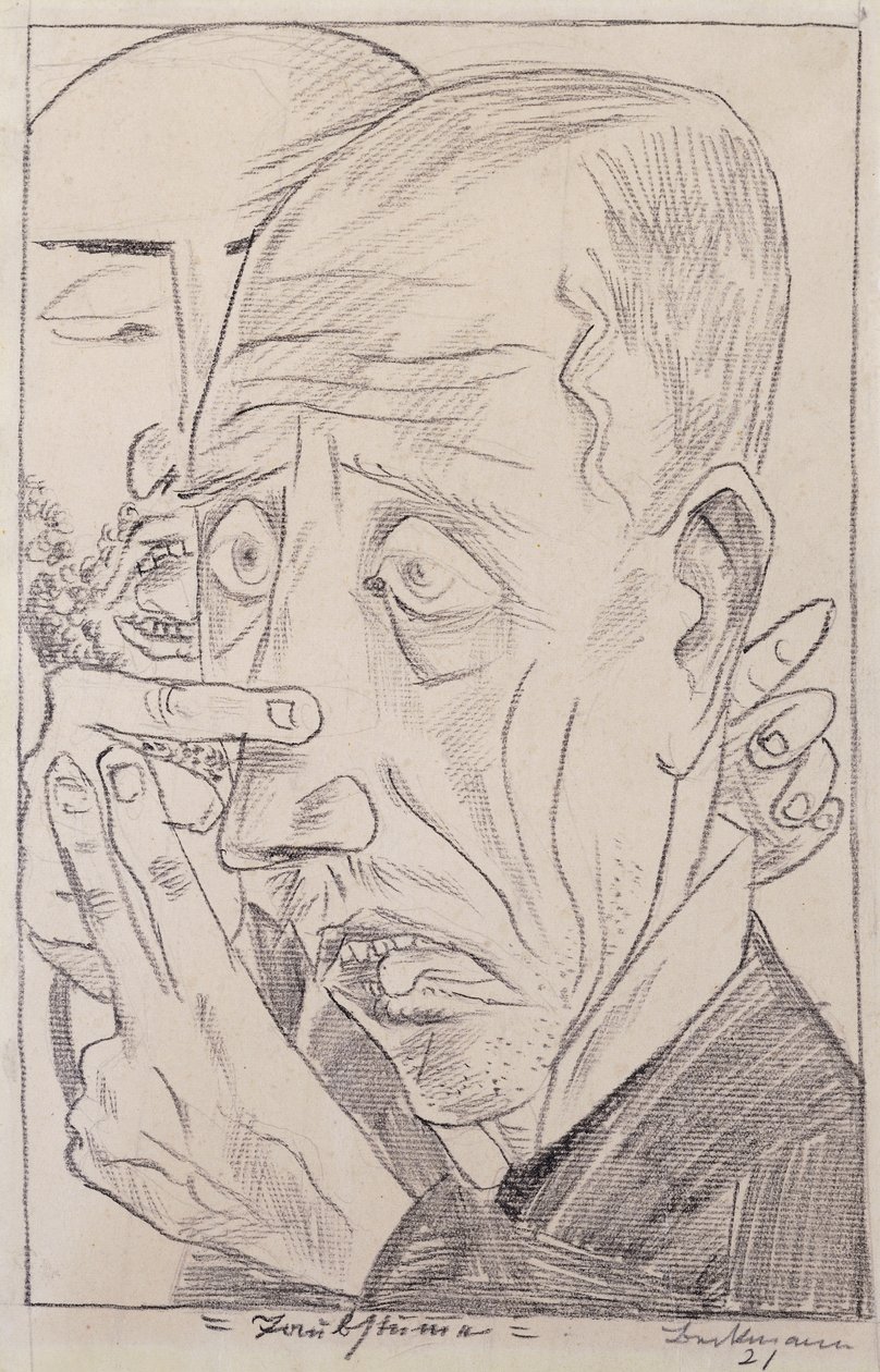 Sağır Dilsiz; Taubstumme by Max Beckmann