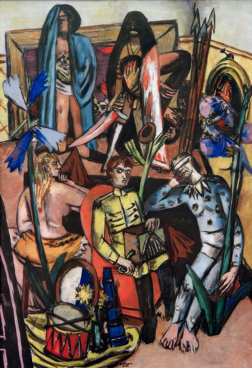 Leiermann (Hayatın Şarkısı) by Max Beckmann