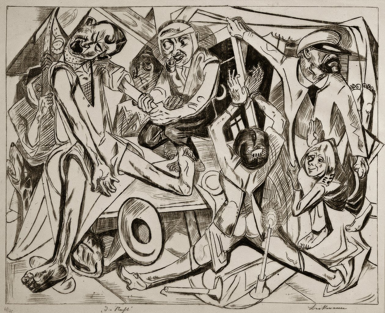 Gece by Max Beckmann