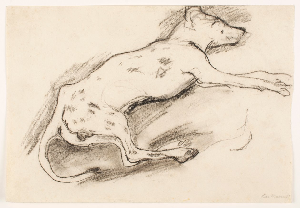 Siyah Noktalı Köpek by Max Beckmann