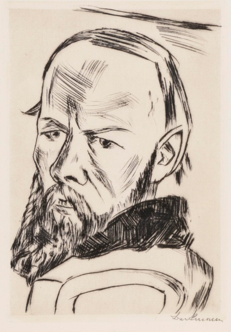 Dostoyevski II, 1921. by Max Beckmann