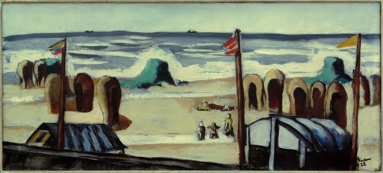 gri plaj by Max Beckmann