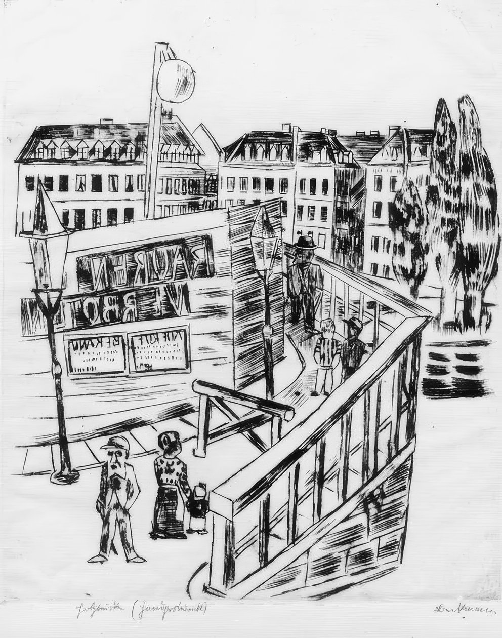Ahşap köprü by Max Beckmann