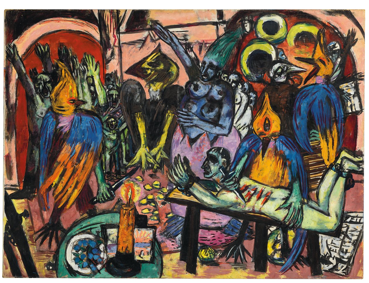 Kuşların Cehennemi by Max Beckmann