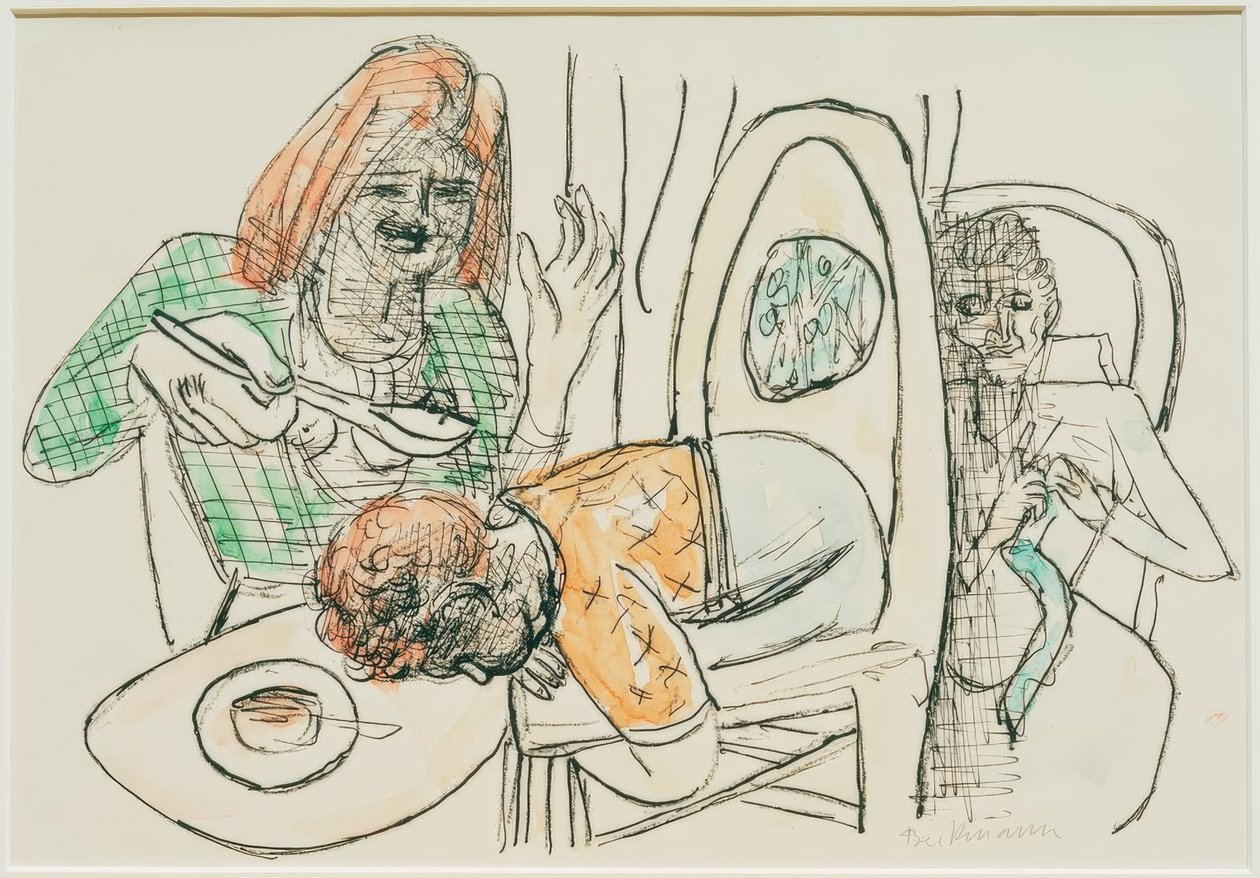 çorbamı yemem by Max Beckmann