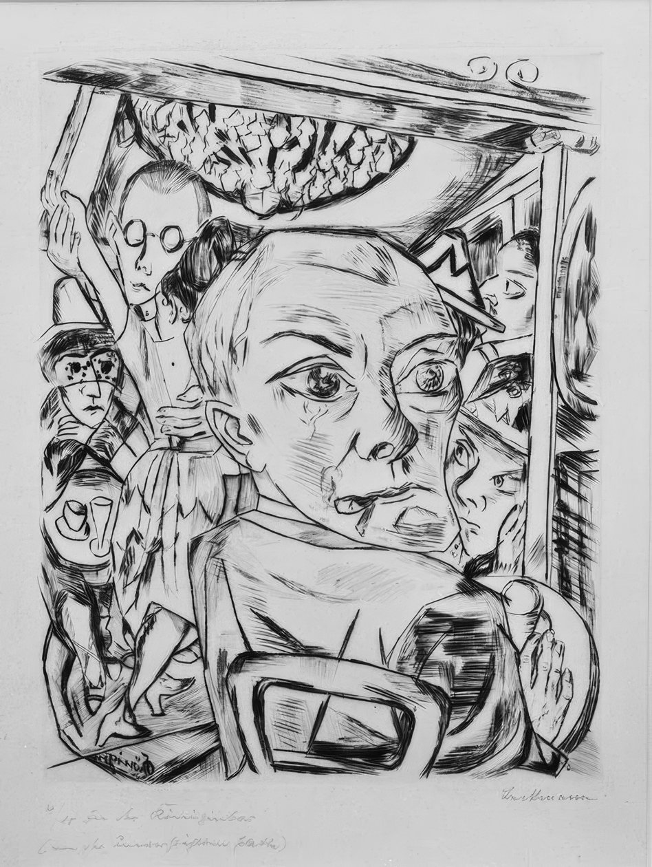 Kraliçe bar by Max Beckmann