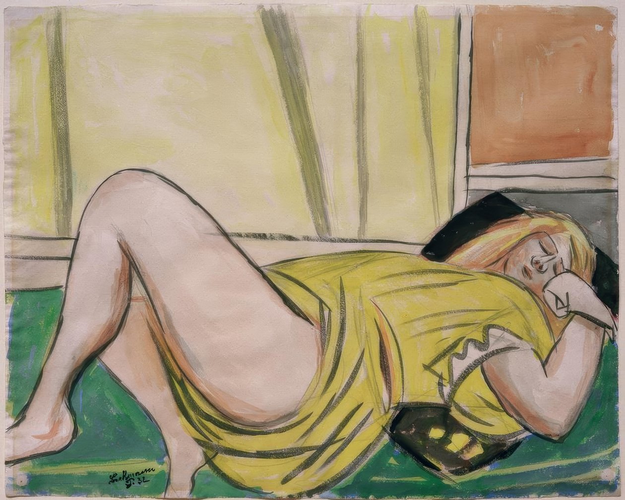 Uzanmak by Max Beckmann