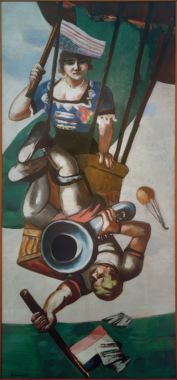 havacılar by Max Beckmann