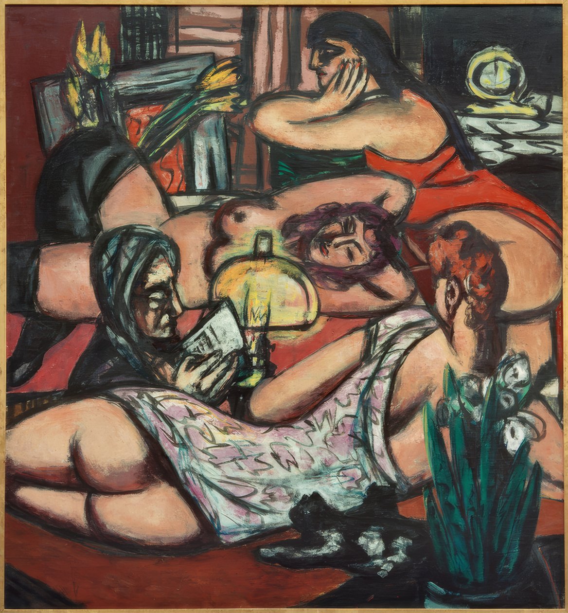 Kız odası (siesta) by Max Beckmann