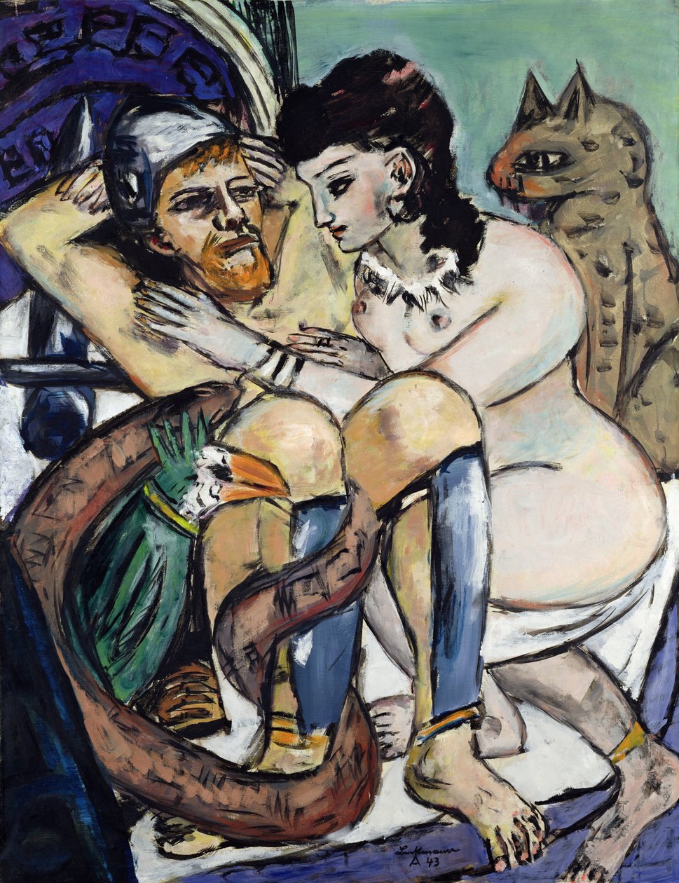 Odysseus ve Calypso by Max Beckmann