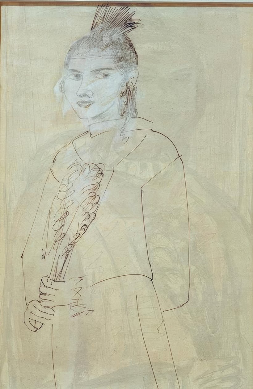 Başlıklı Quappi by Max Beckmann