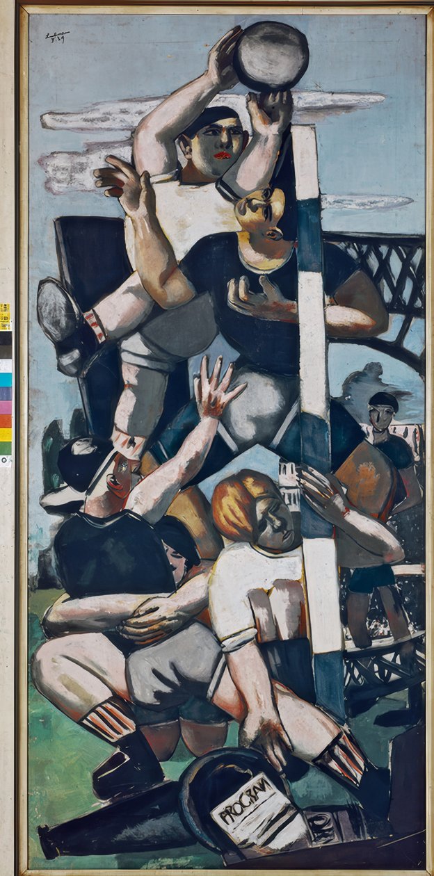 Rugby oyuncusu by Max Beckmann