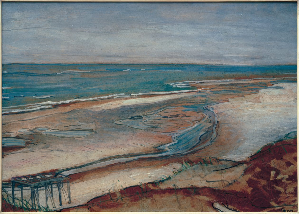 Plaj manzarası by Max Beckmann