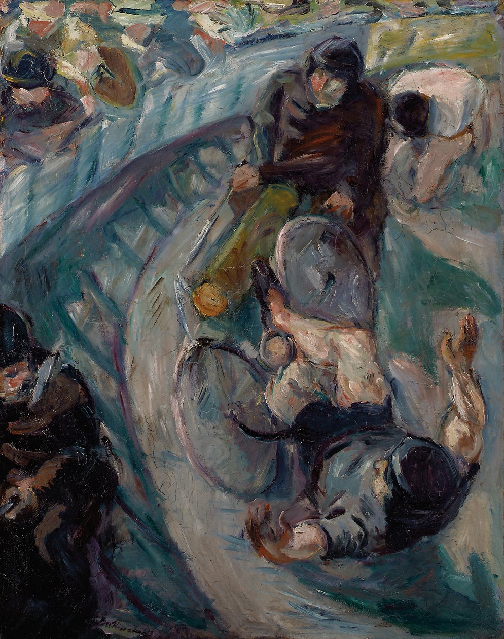 Düşen yarışçı by Max Beckmann