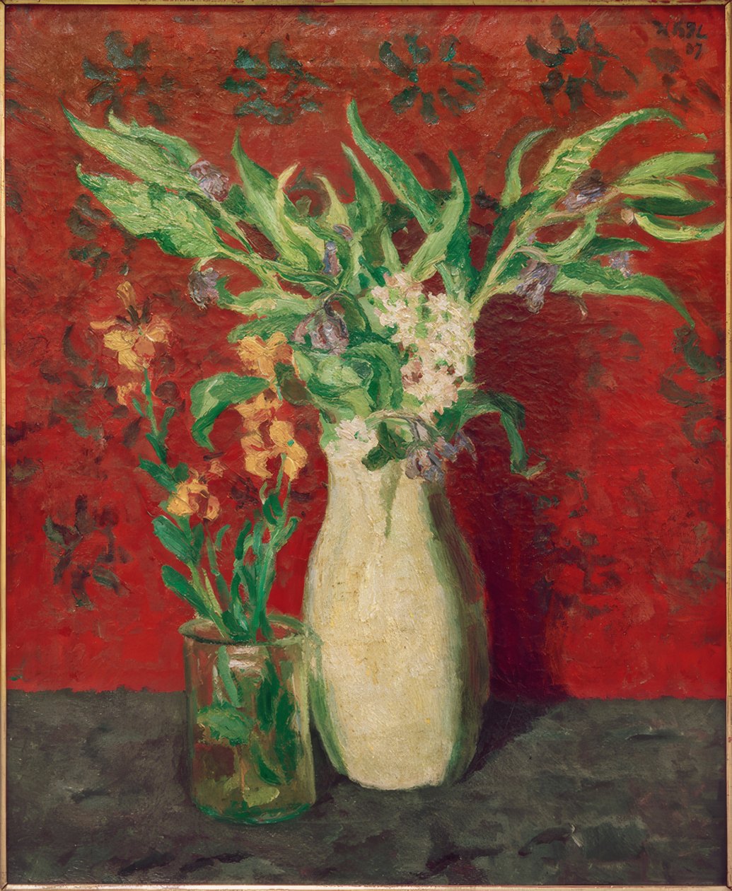 Bataklık çiçekleri by Max Beckmann
