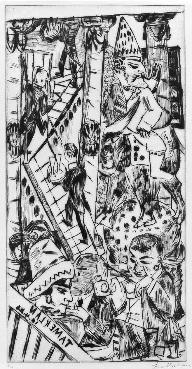 Timur by Max Beckmann