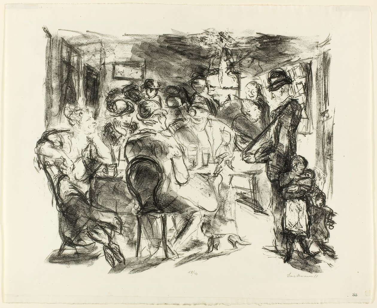 meyhane by Max Beckmann